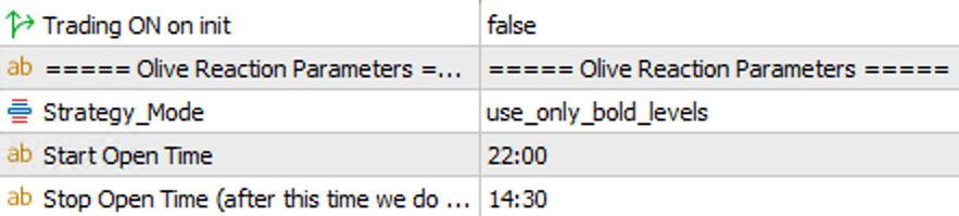 DML main settings